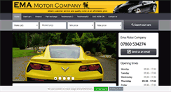 Desktop Screenshot of emamotorcompany.co.uk